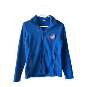 Columbia Chicago Cubs Give and Go Fleece Jacket Full‎ Zip Size Small